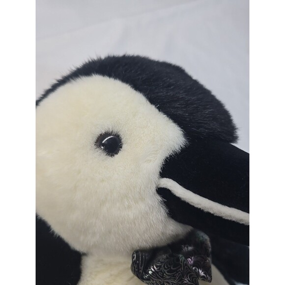 Wholesale Merchandisers Inc Black And White Penguin Plush With Bow Tie - Picture 10 of 12